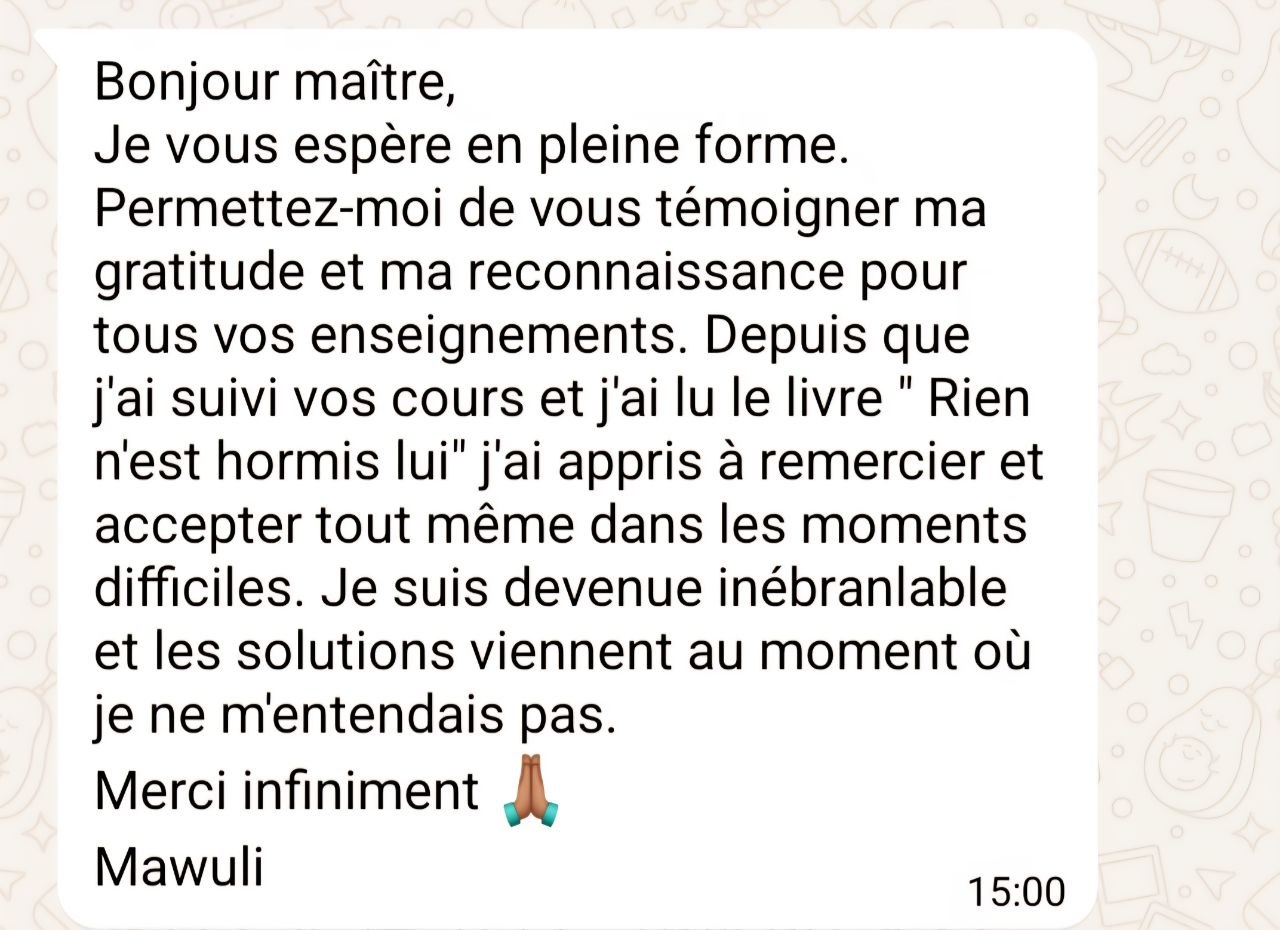 Témoignage authentique